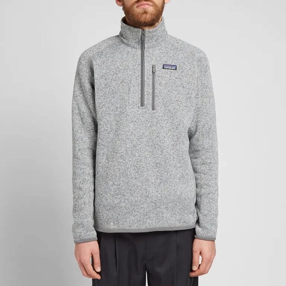 Patagonia Other - Patagonia Better Sweater 1/4 Zip Fleece Pullover Stonewash Gray Men's XXL H14466